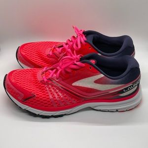 Brooks Womens Launch 2 1201781B635 Pink Running Shoe Size 9.5 B Like New